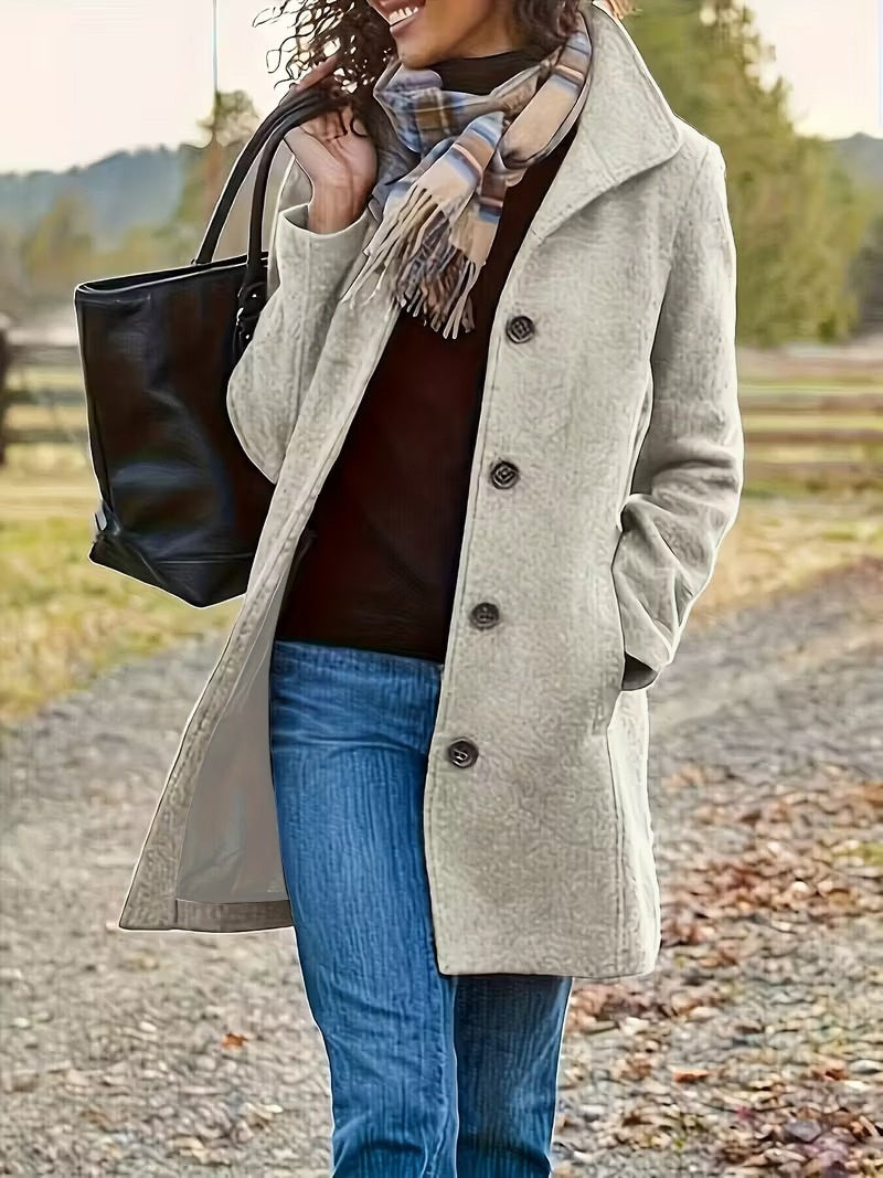 Slim Mid-length Jacket Women's Clothing