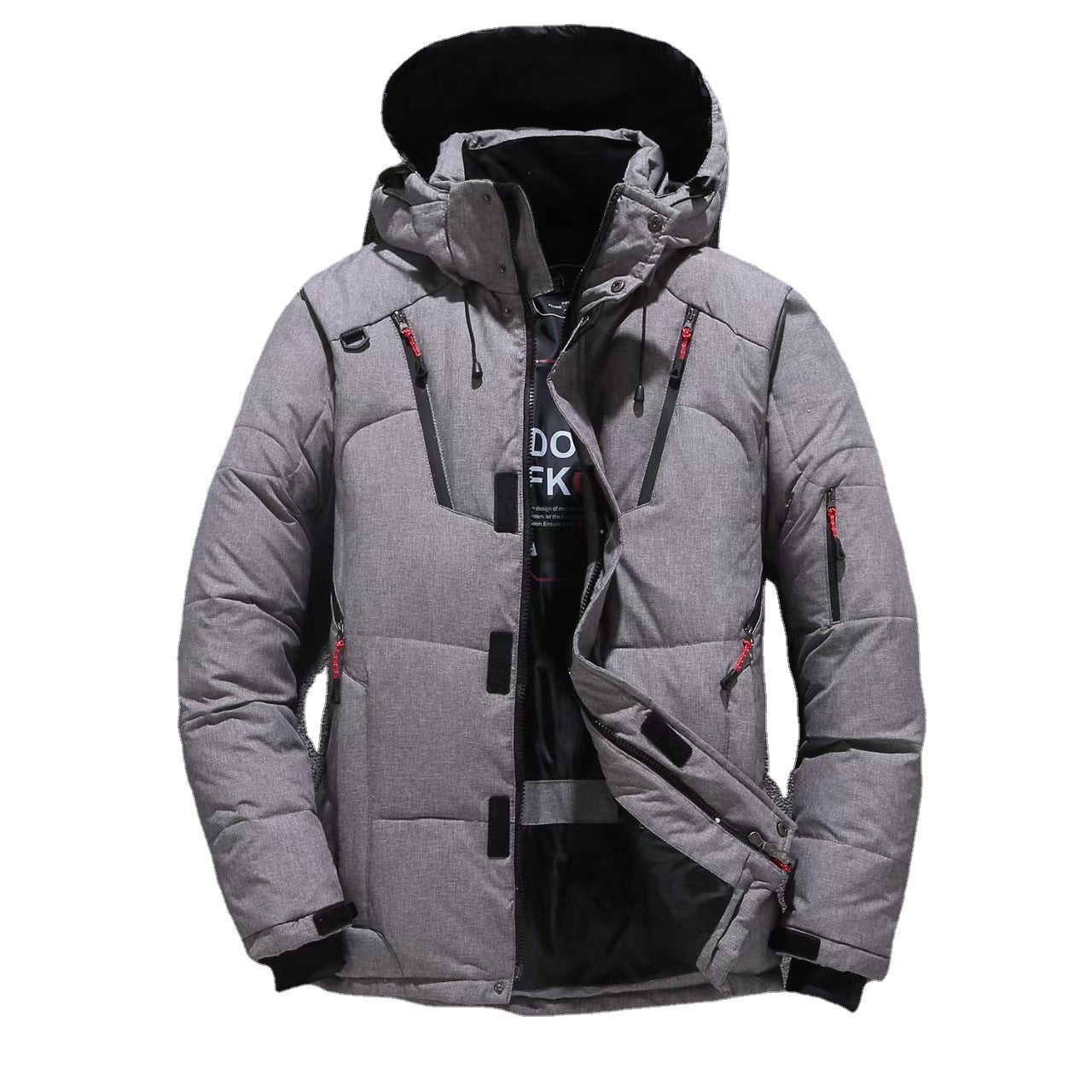 🧥 Men’s Waterproof Cold-Weather Hooded Jacket