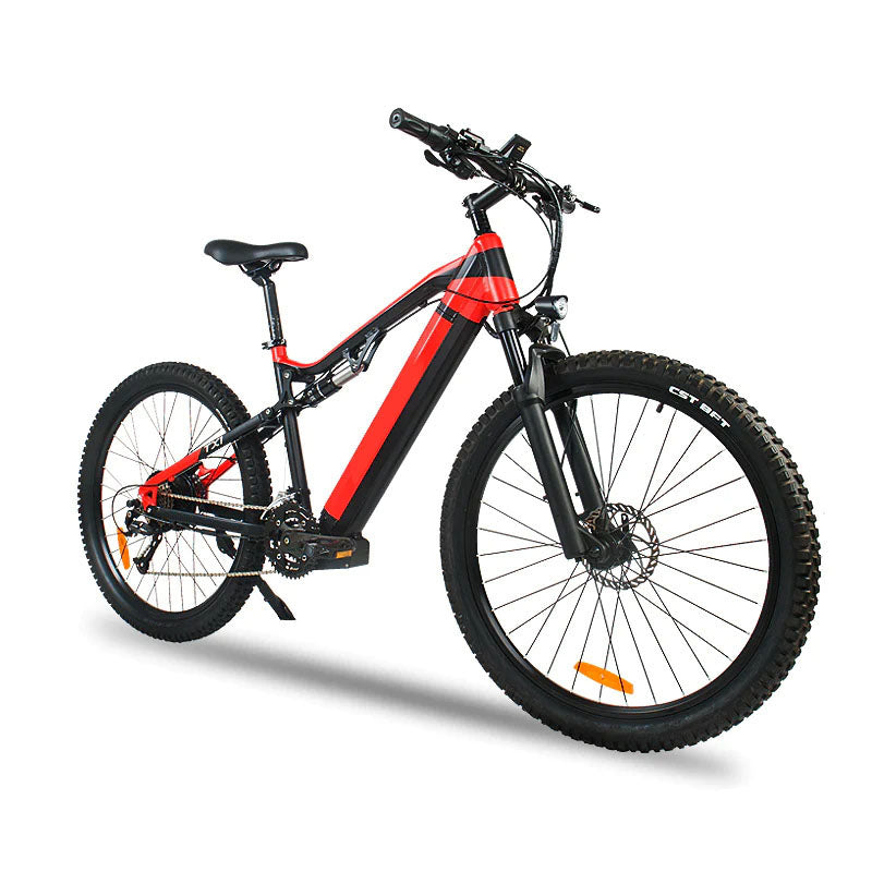 Red 500W Electric Ebike
