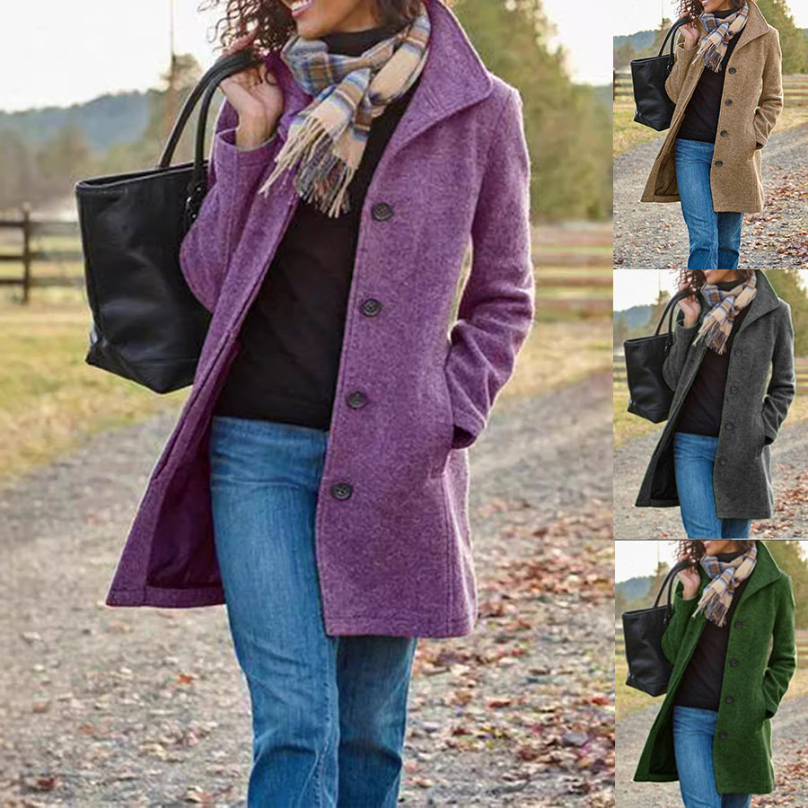 Slim Mid-length Jacket Women's Clothing
