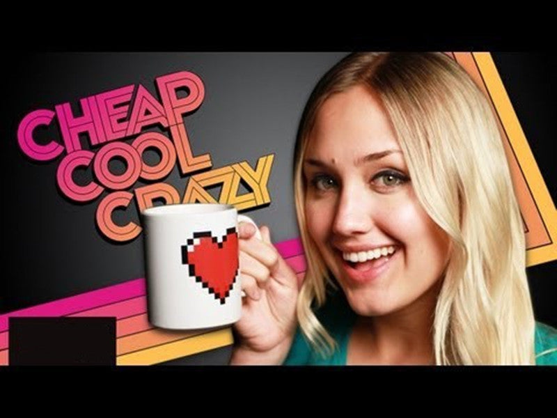 Retro Gamer Heart Heat-Reactive Mug