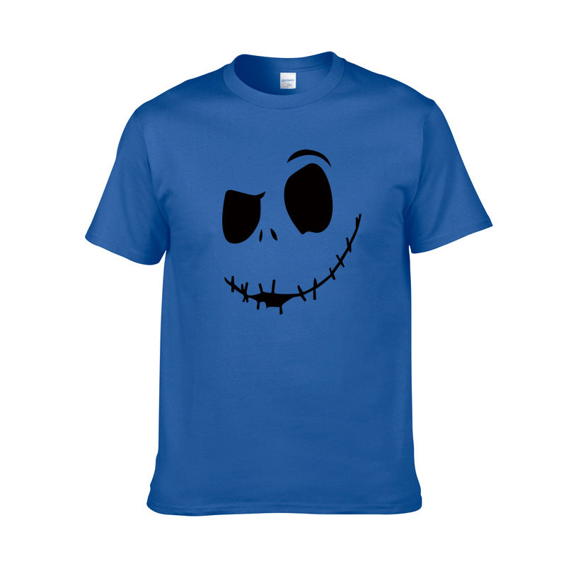 Spooky Smile Face T-Shirt | Unisex Cotton Graphic Tee