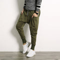 Solid Color Plus Size Harem Suspend Casual Mens Trousers
