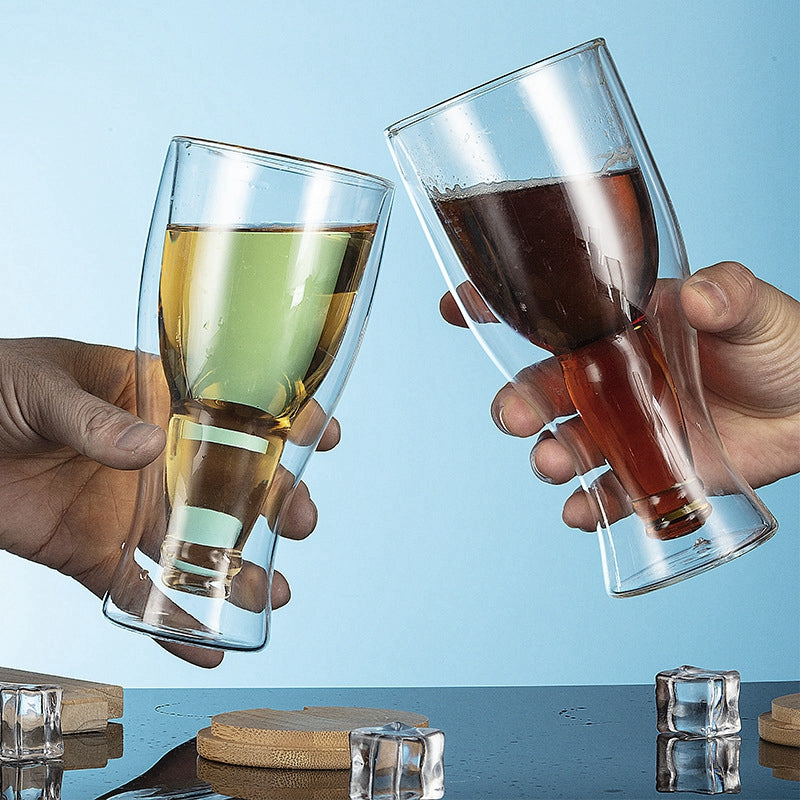 Cocktail Wineglass Mug Double