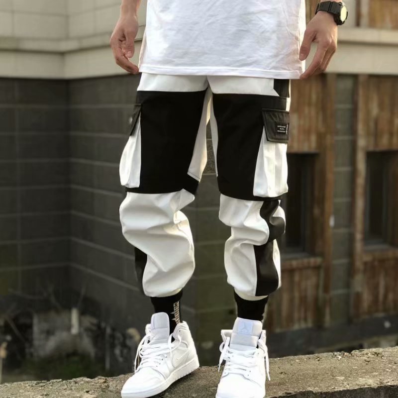 Overalls, Hip Hop Trousers, Loose-fitting Trousers, Baggy Street Trend Pants