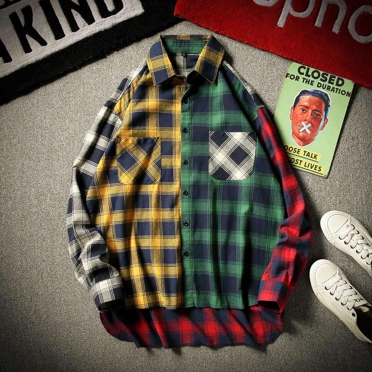 Men's plaid shirt