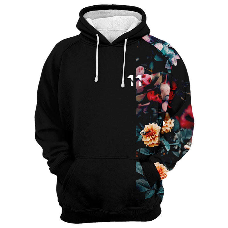 Midnight Bloom 3D Hoodie