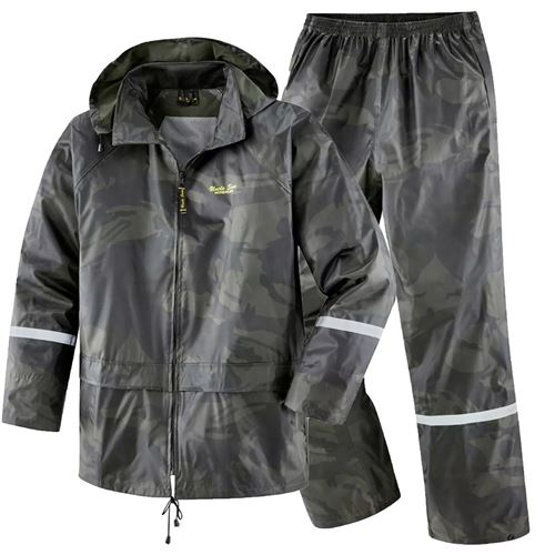 Camo Waterproof Rainsuit Men | Jacket & Trousers
