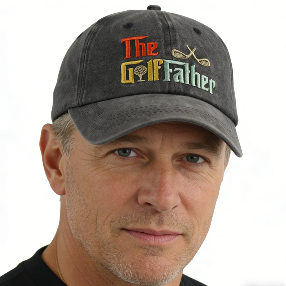 🧢 Golf Father Hat – Adjustable Cotton Baseball Cap