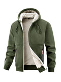 Mens Thickened Winter Lambswool Jacket | Warm Outdoor Coat