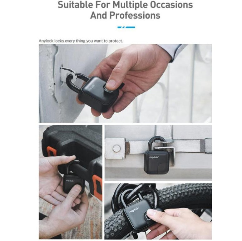Waterproof Fingerprint Padlock IP65 | Keyless Smart Lock (Free Shipping )