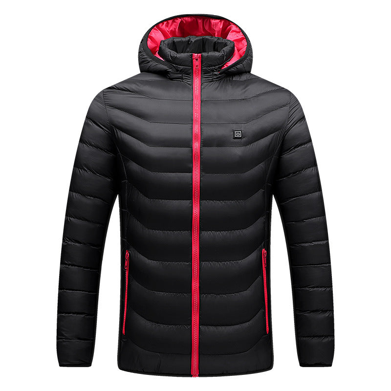 Women’s Smart Heated Cotton-Padded Coat – USB Heating, Multiple Heat Zones 🔥🧥