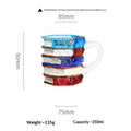 Book-Shaped Glass Mug– Heatproof