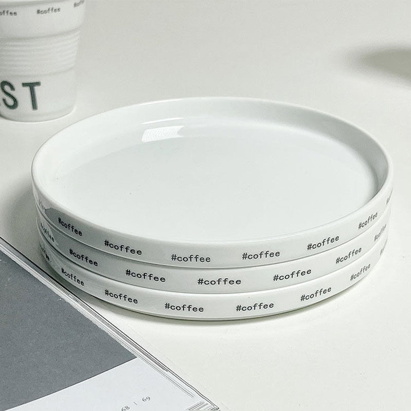 French Pleated Cup Irregular Ceramic