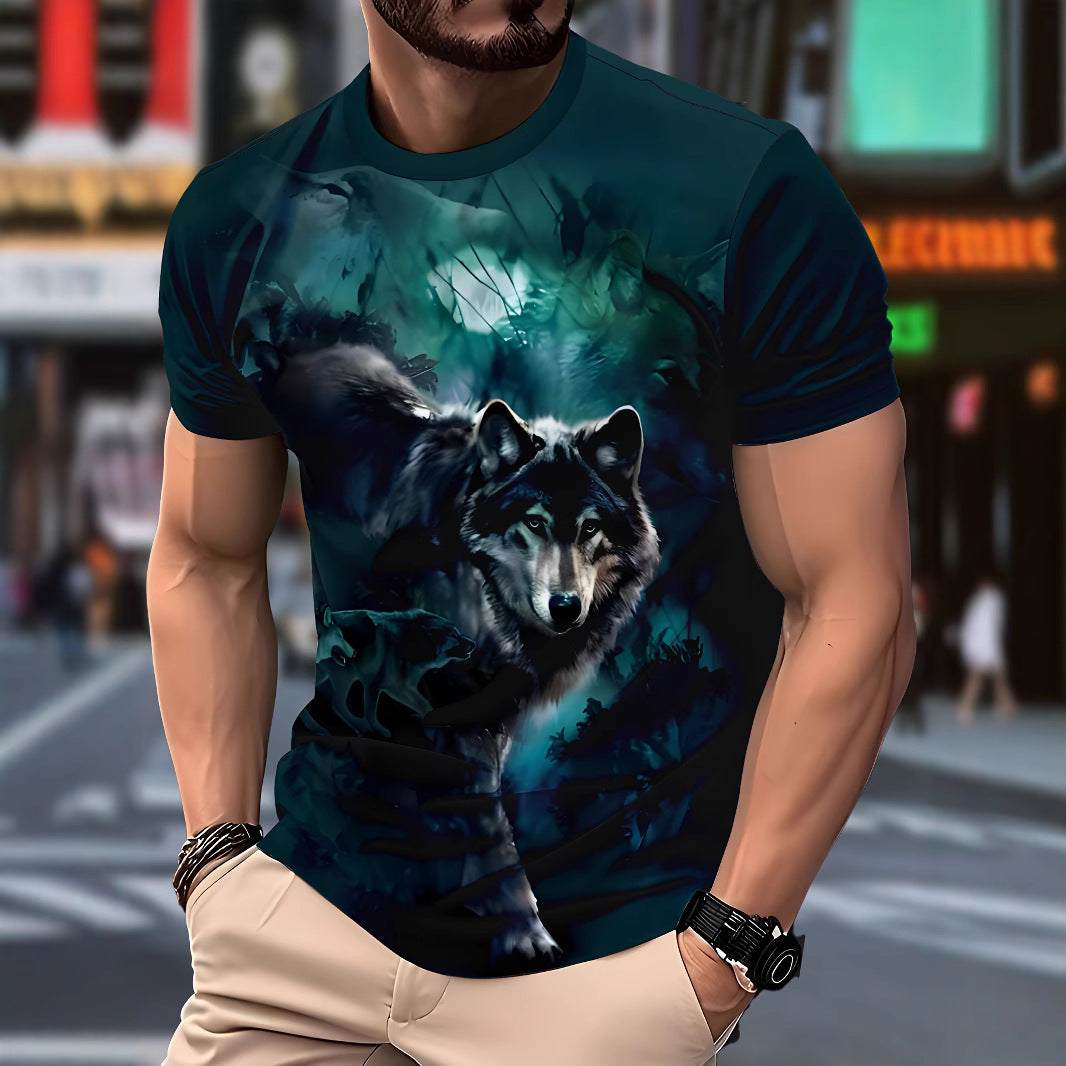 Men’s Graphic Summer T-Shirt | Casual Short Sleeve shirt - Cheshire Bargains