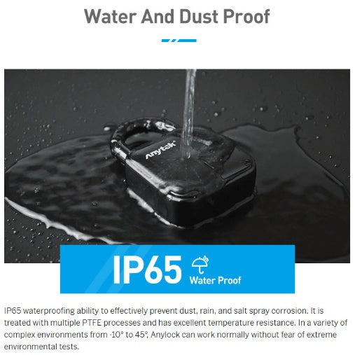 Waterproof Fingerprint Padlock IP65 | Keyless Smart Lock (Free Shipping )