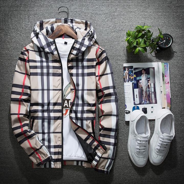 Men’s Camo Hooded Jacket – Lightweight Zip-Up Windbreaker (Spring/Autumn)