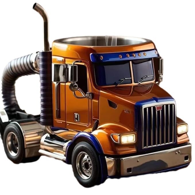 Trucker Coffee 3D Mug
