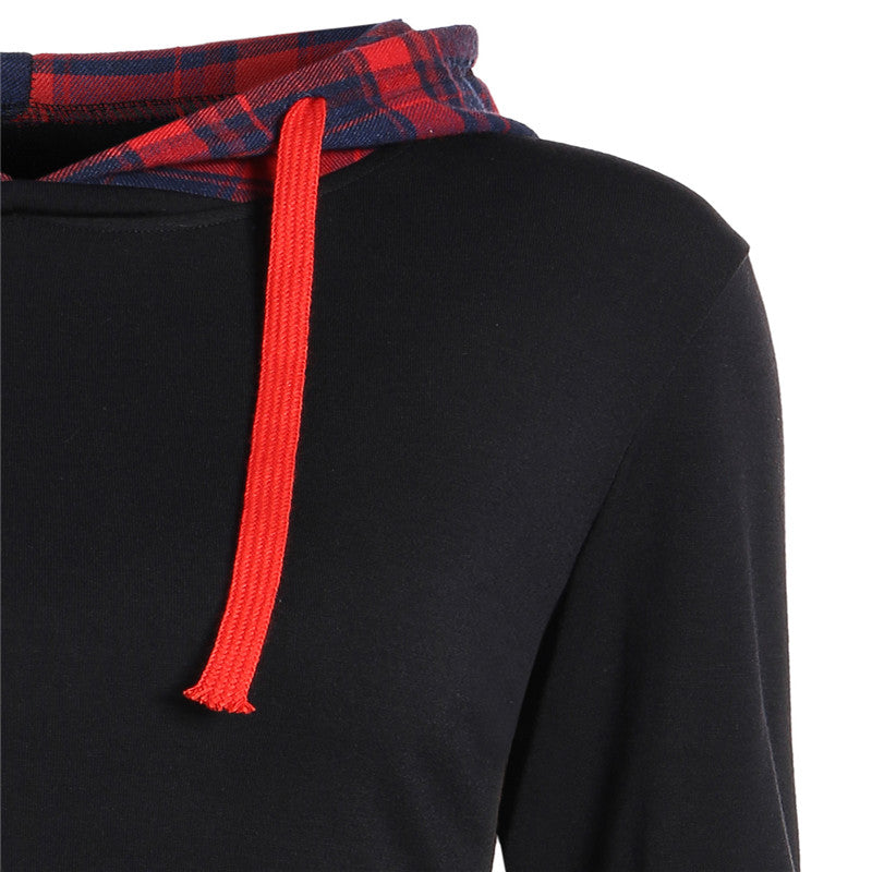 Plaid patchwork jacket