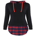 Plaid patchwork jacket