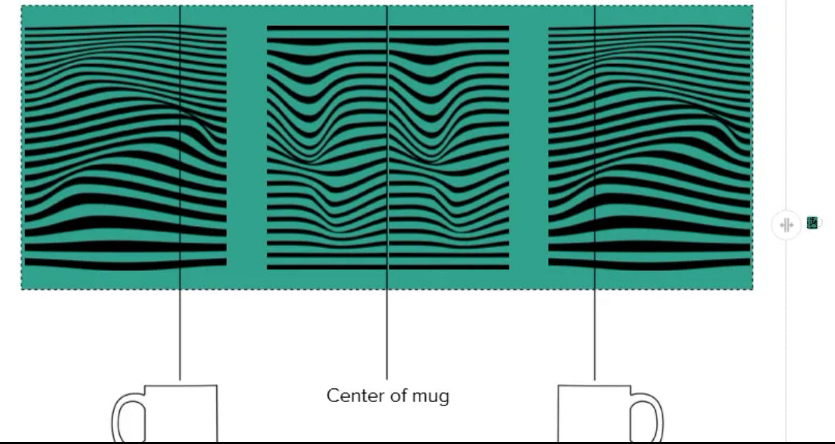 Teal Wave Mug