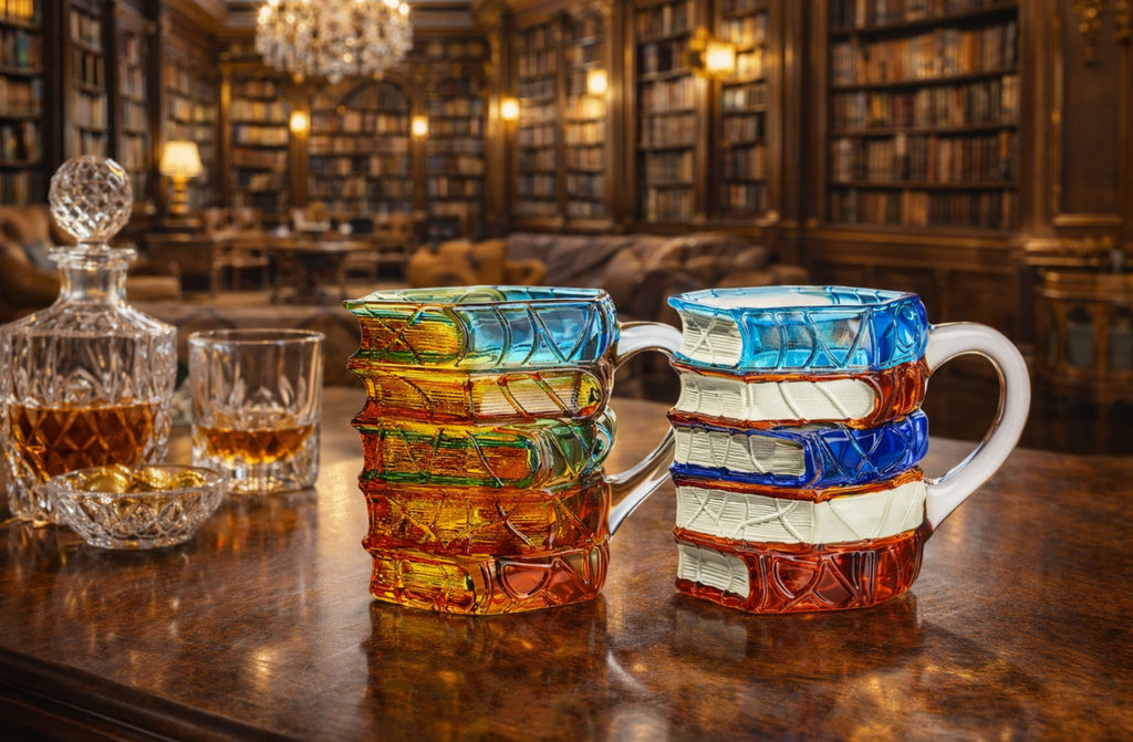 Book-Shaped Glass Mug– Heatproof
