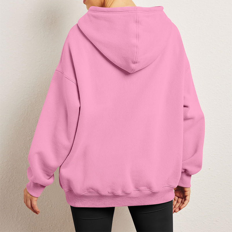 💖 Women’s Oversized Fleece Hoodie – Loose Fit Winter Pullover 💖