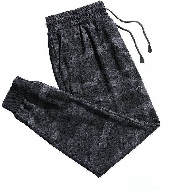 Stretchy Plus-Size Jogger With Drawstring Waist Mens Athletic Trousers
