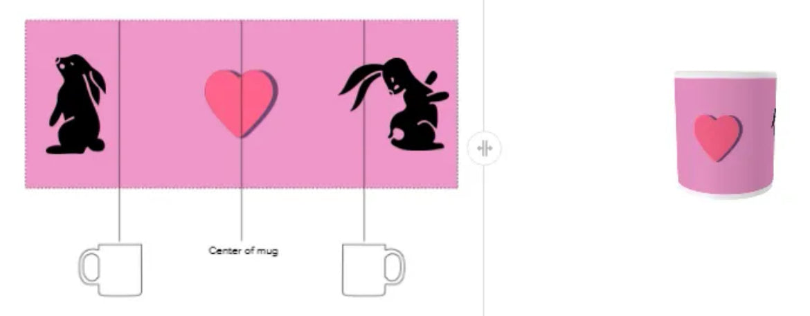 Rabbit Easter Glossy Mug