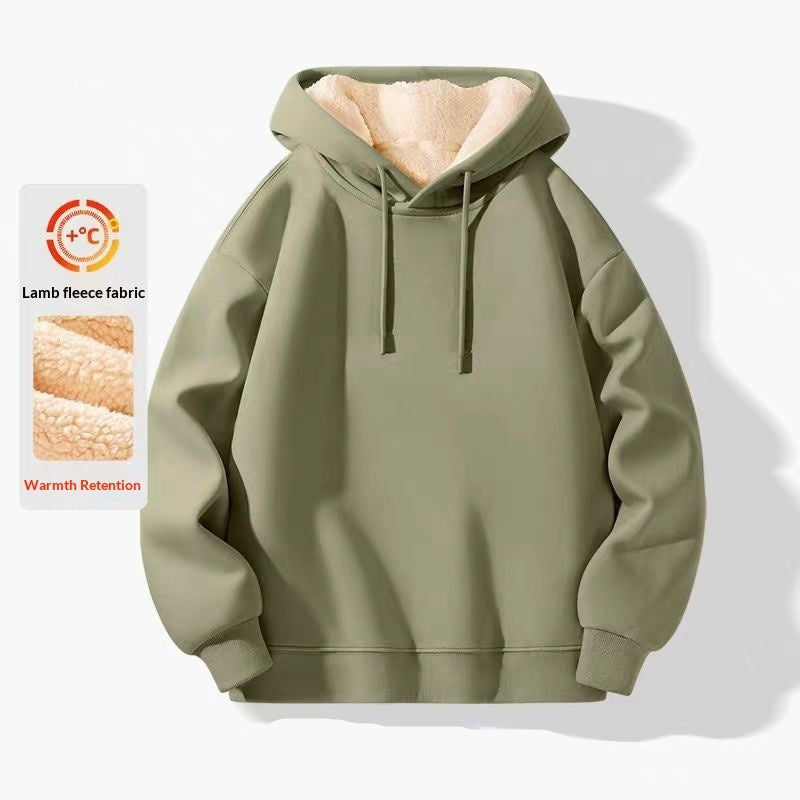 Mens Fleece Lined Hoodie | Warm Winter Hoodie