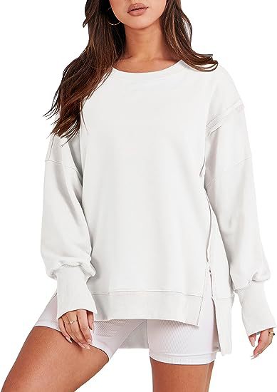 Oversized Sweatshirt Women| Casual Crew Neck Jumper