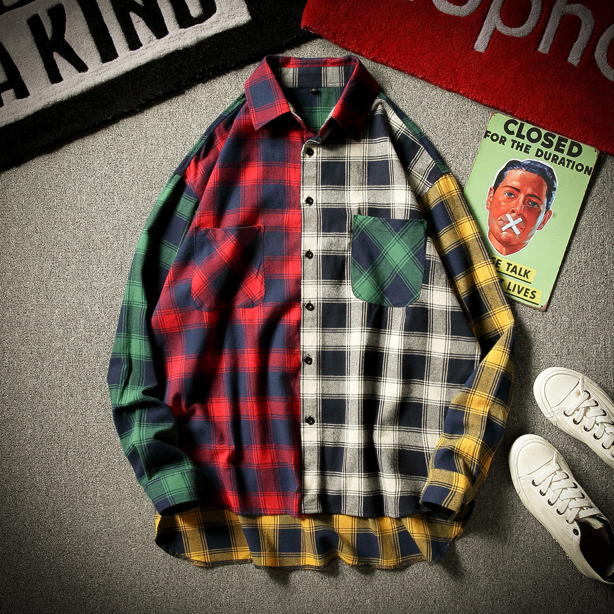 Men's plaid shirt
