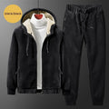Fleece-lined Sweater Suit Men's Casual