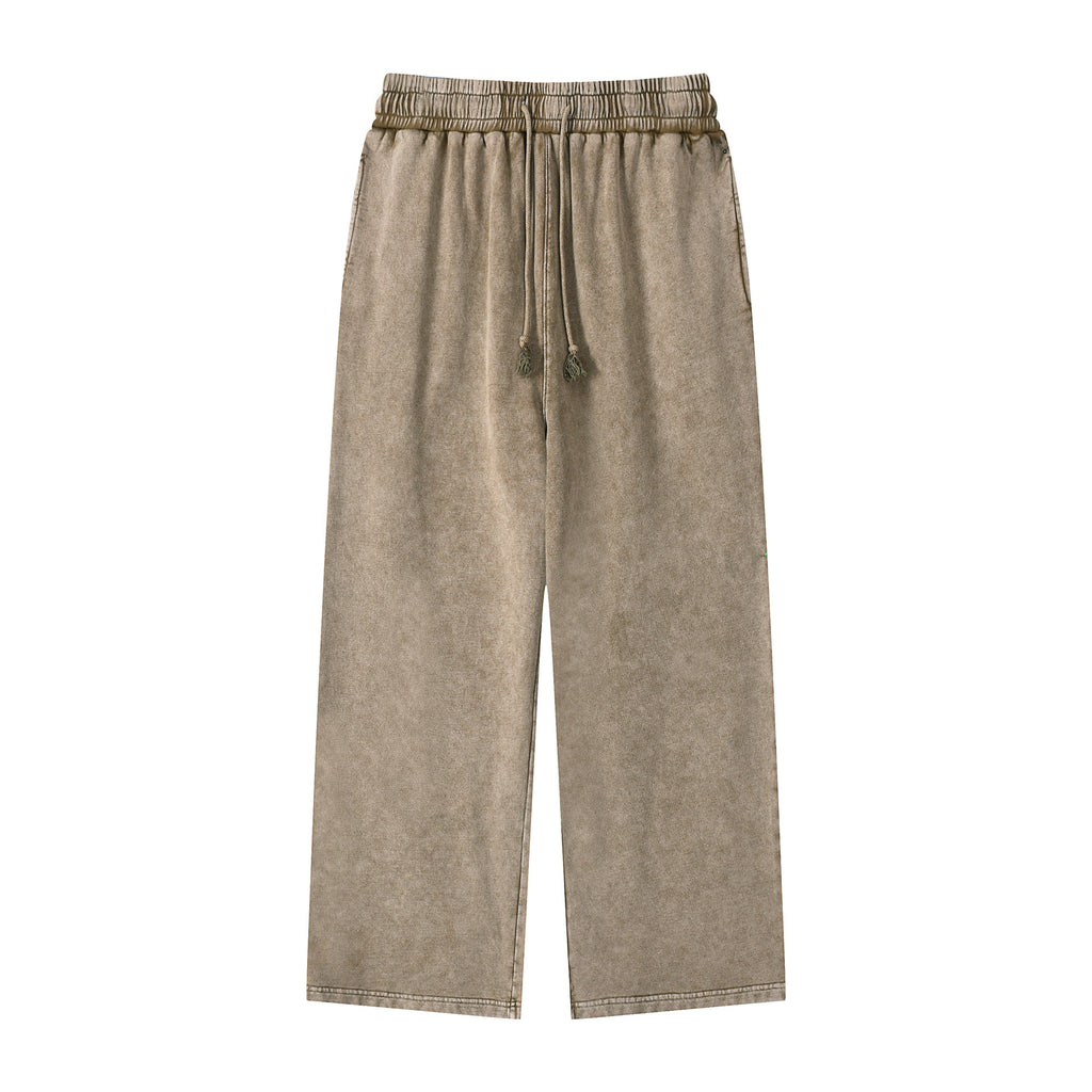 Retro Baggy Straight Trousers Men's And Women's Same Pants