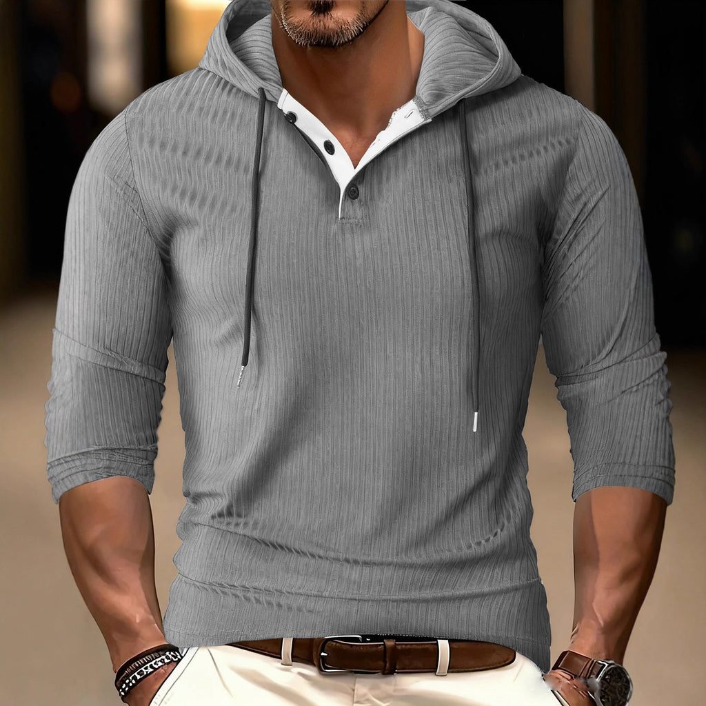 Mens Casual Sports Hoodie With Drawstring | Autumn Winter