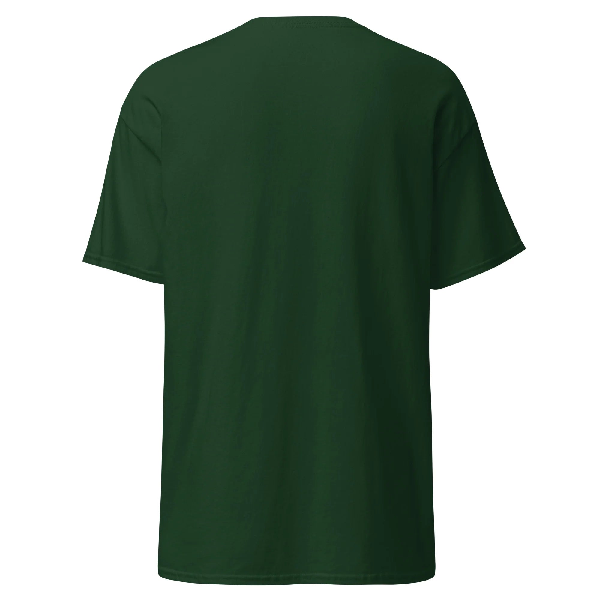 Mens Solid-color Printed Cultural Shirt