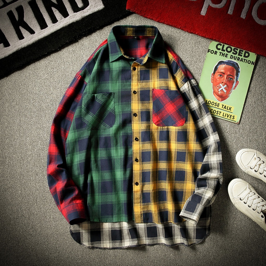 Men's plaid shirt