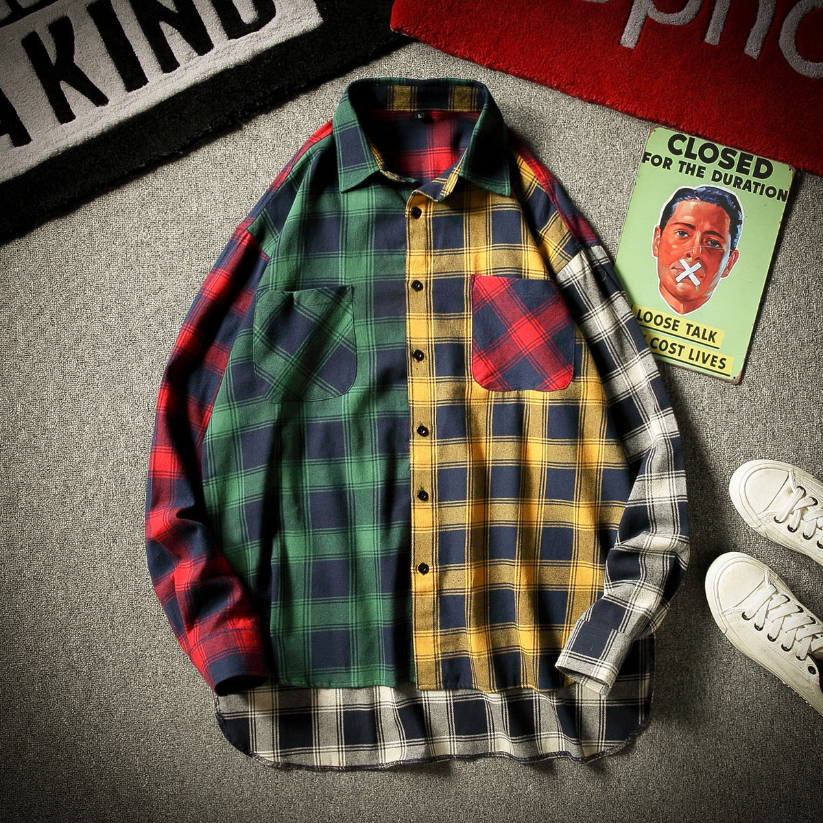 Men's plaid shirt