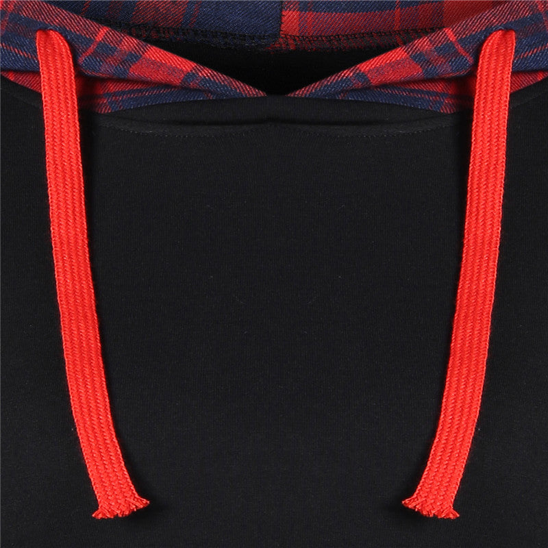 Plaid patchwork jacket