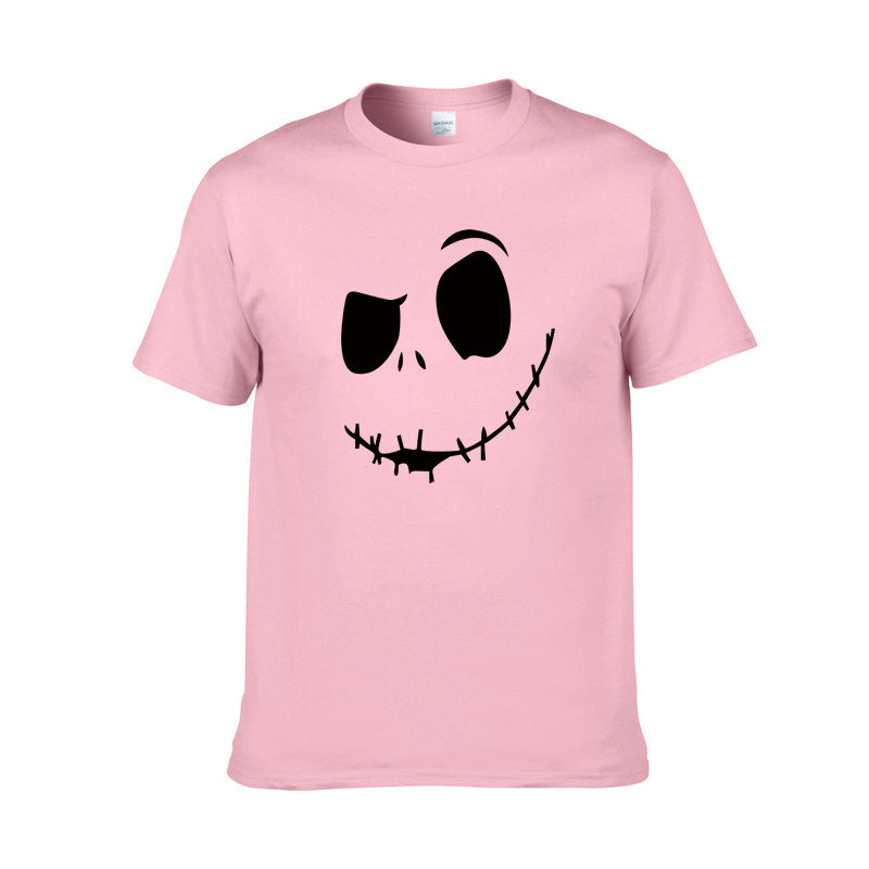 Spooky Smile Face T-Shirt | Unisex Cotton Graphic Tee