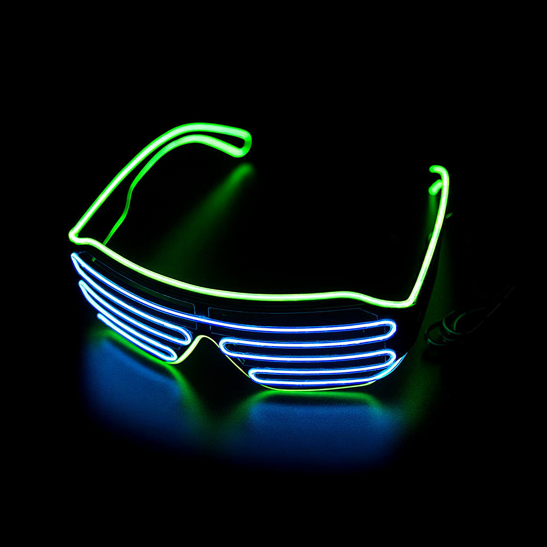 Glowing Glasses LED Gafas Luminous Bril Neon Christmas Glow Sunglasses Flashing Light Glass for Party Supplies Prop Costumes New