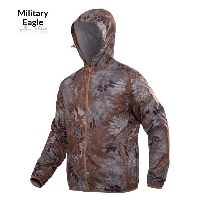 Quick Dry Camouflage Tactical Hooded Jacket UK | Unisex | Free Shipping
