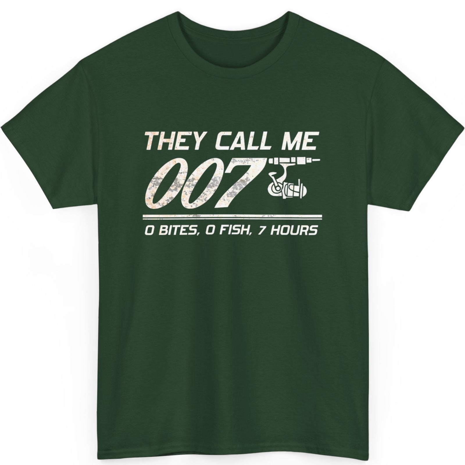 Fishing T-Shirt 007 Angler Joke Tee | Fishing Gift Shirt