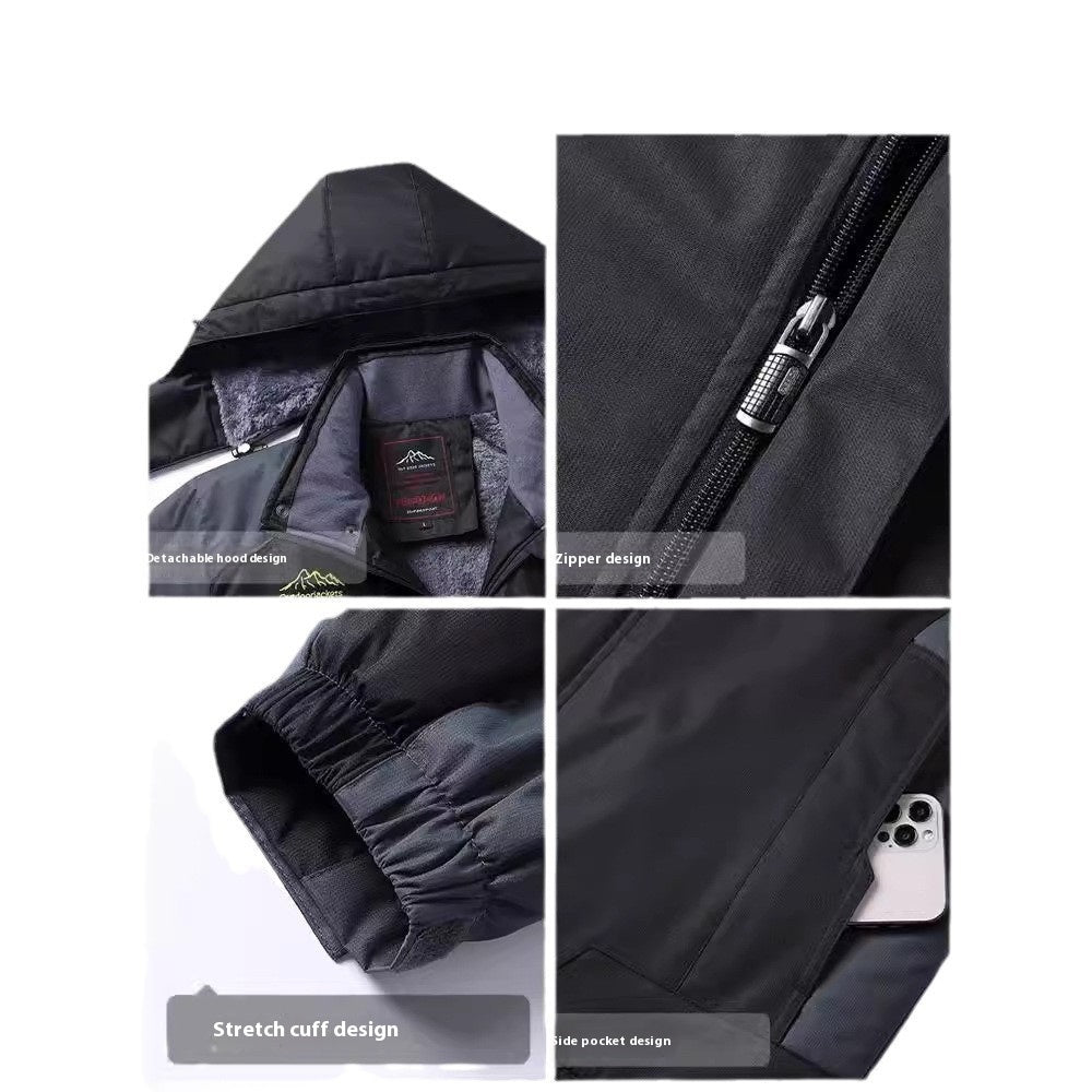 Men's Assault Jacket Fleece-lined Thickened Coat