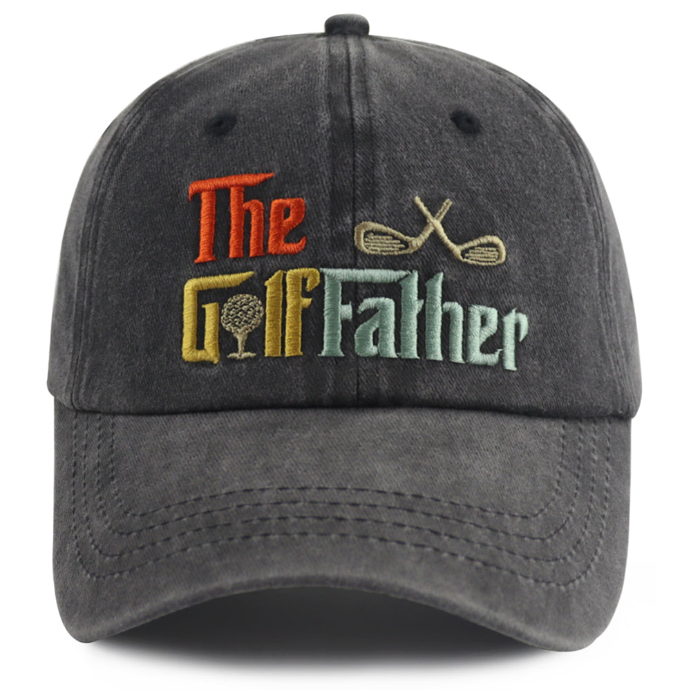 🧢 Golf Father Hat – Adjustable Cotton Baseball Cap
