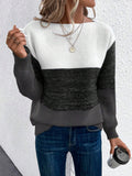Pullover Knitted Sweater Fashion Round Neck