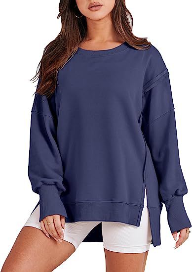 Oversized Sweatshirt Women| Casual Crew Neck Jumper