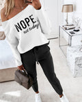 Women's Casual Printed Two-piece Suit Clothing