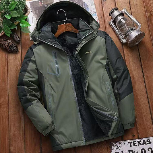 🧥 Men’s Waterproof Padded Winter Jacket