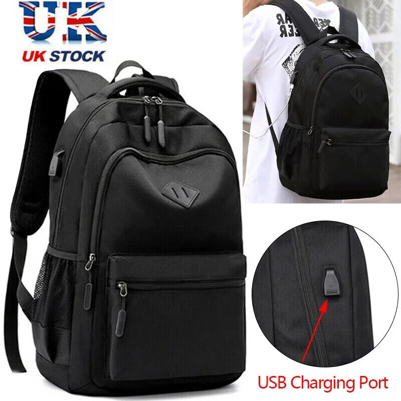 Large Laptop Backpack with USB Port | Water-Resistant Travel Rucksack